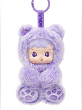 Pop Mart HACIPUPU Gummy Bear Vinyl Plush Pendant Grape Flavor
